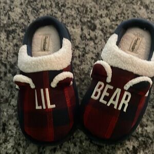 Cozy Red and Black Plaid Slippers with Fuzzy Trim